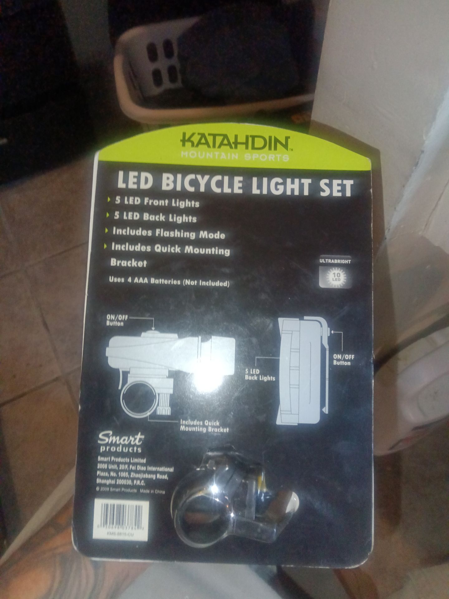 Katahdin LED bicycle light set