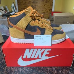 DS DUNK HI PRM DARK RUSSET Size 11