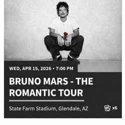 Bruno Mars Concert Floor Tickets