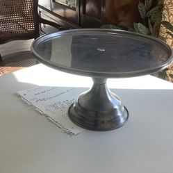 Stainless Steel Pedestal Platter