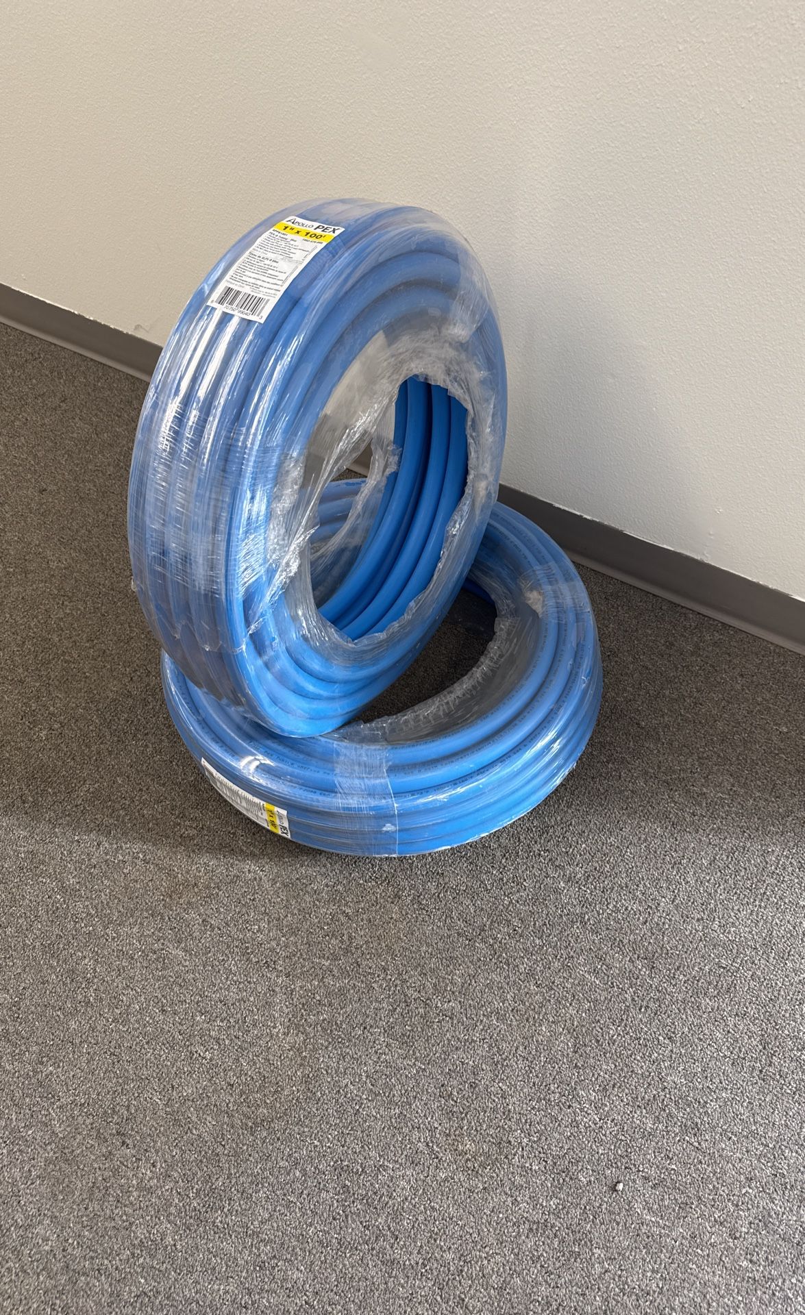 Two 100 Foot Rolls of 1” Pex-B