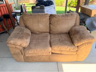 Microfiber loveseat