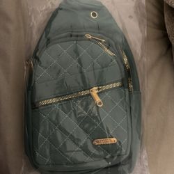 Teal Crossbody Bag
