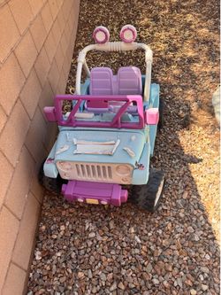 As is frozen fisher price ride on
