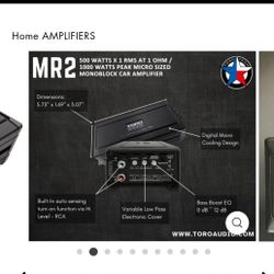 Toro MR2 Mono Micro Amp