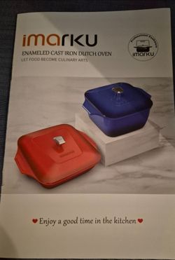 Imarku  Enameled Cast Iron Braiser