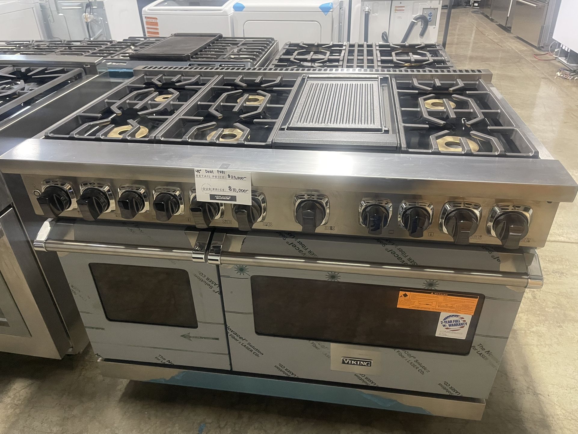 VIKING 7 SERIES DUAL FUEL RANGE 48 INCH WIDE