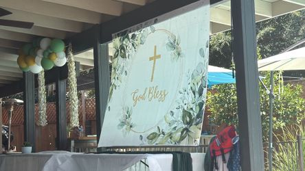 Baptism back drop