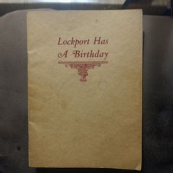 Lockport Has A Birthday 1930 Hand Book.