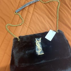 Black And Gold Duster Bag