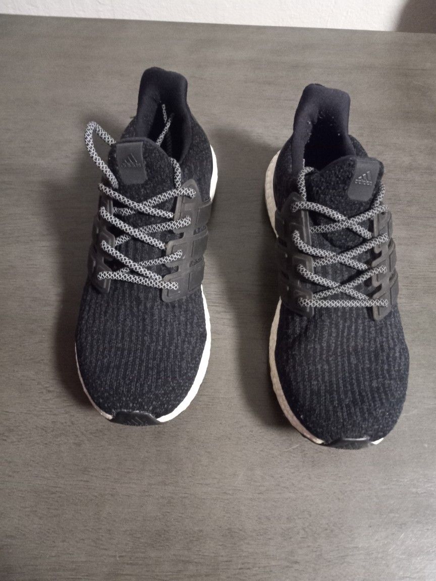 Adidas Ultra Boost Shoes Mens Size 8.5 Black/White