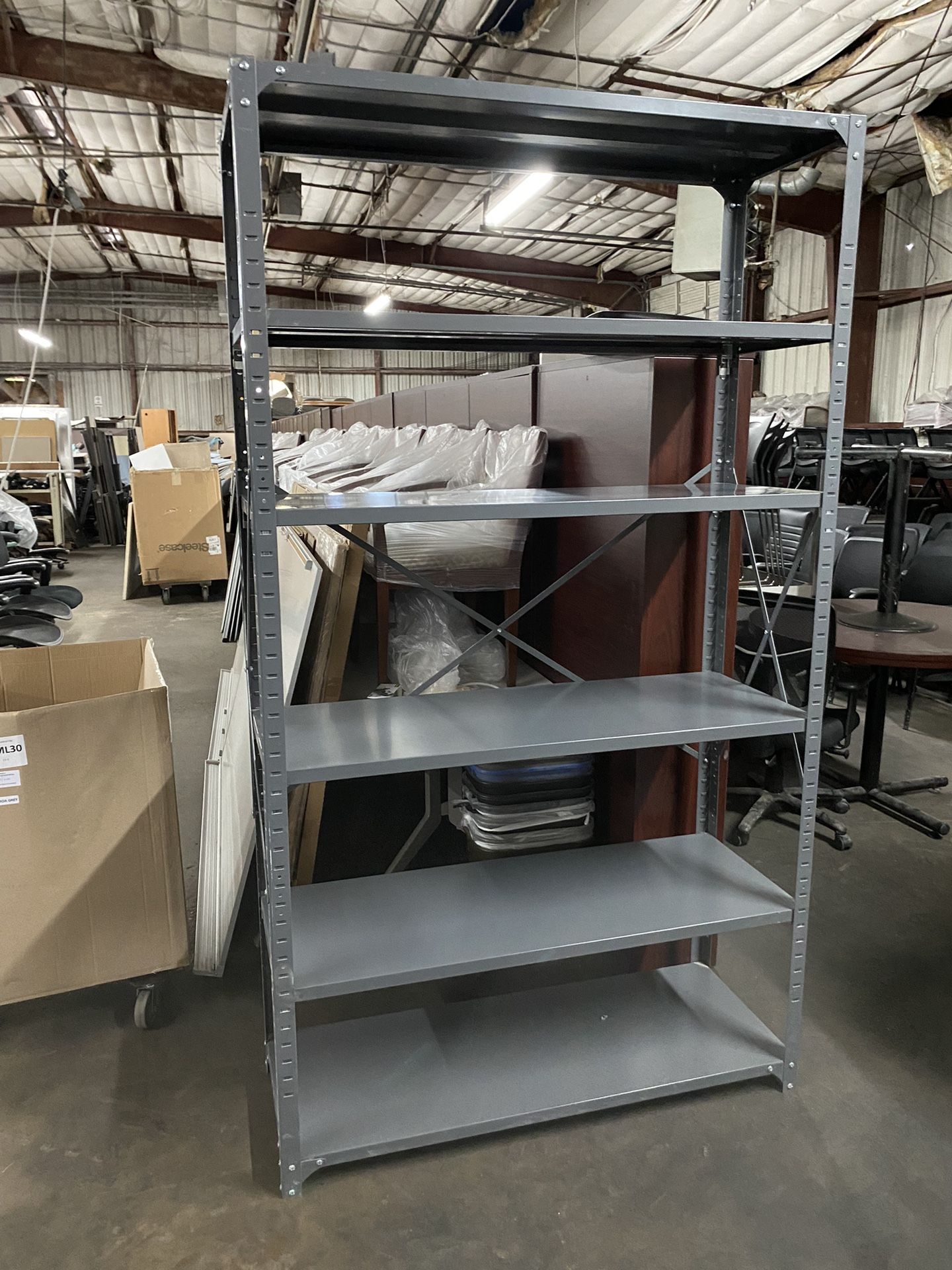 Metal Shelving Unit 