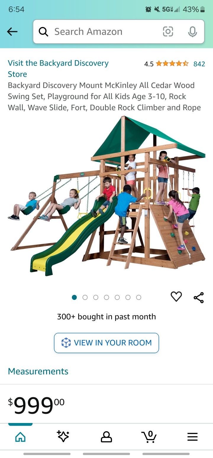 Backyard Discovery Mount McKinley Swing Set