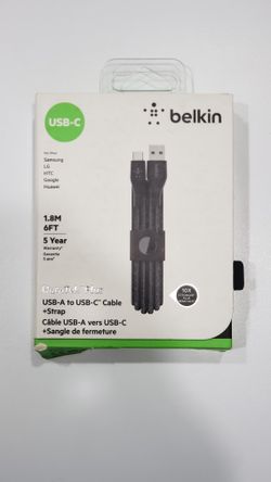 Brand New: Belkin Braided 2M USB-C Charging Cable