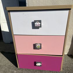 3 Drawer Small Dresser And Nightstand With 1 Drawer 