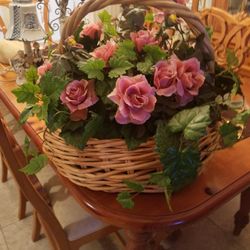 Basket with Roses 