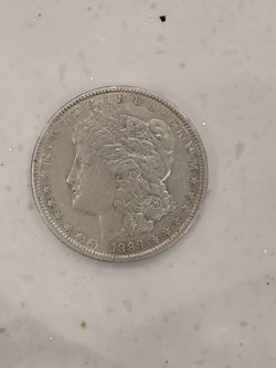 1889 P Morgan Silver Dollar Coin