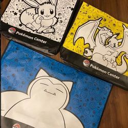 Pokemon World Championship 2023 WCS Limited tote bag Pikachu, Eevee, and Snorlax

