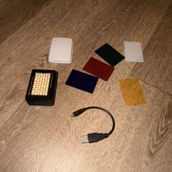 LITRA LitraPro Bi-Color On-Camera Light with Dome Diffuser, Shoe Mount & USB Cable