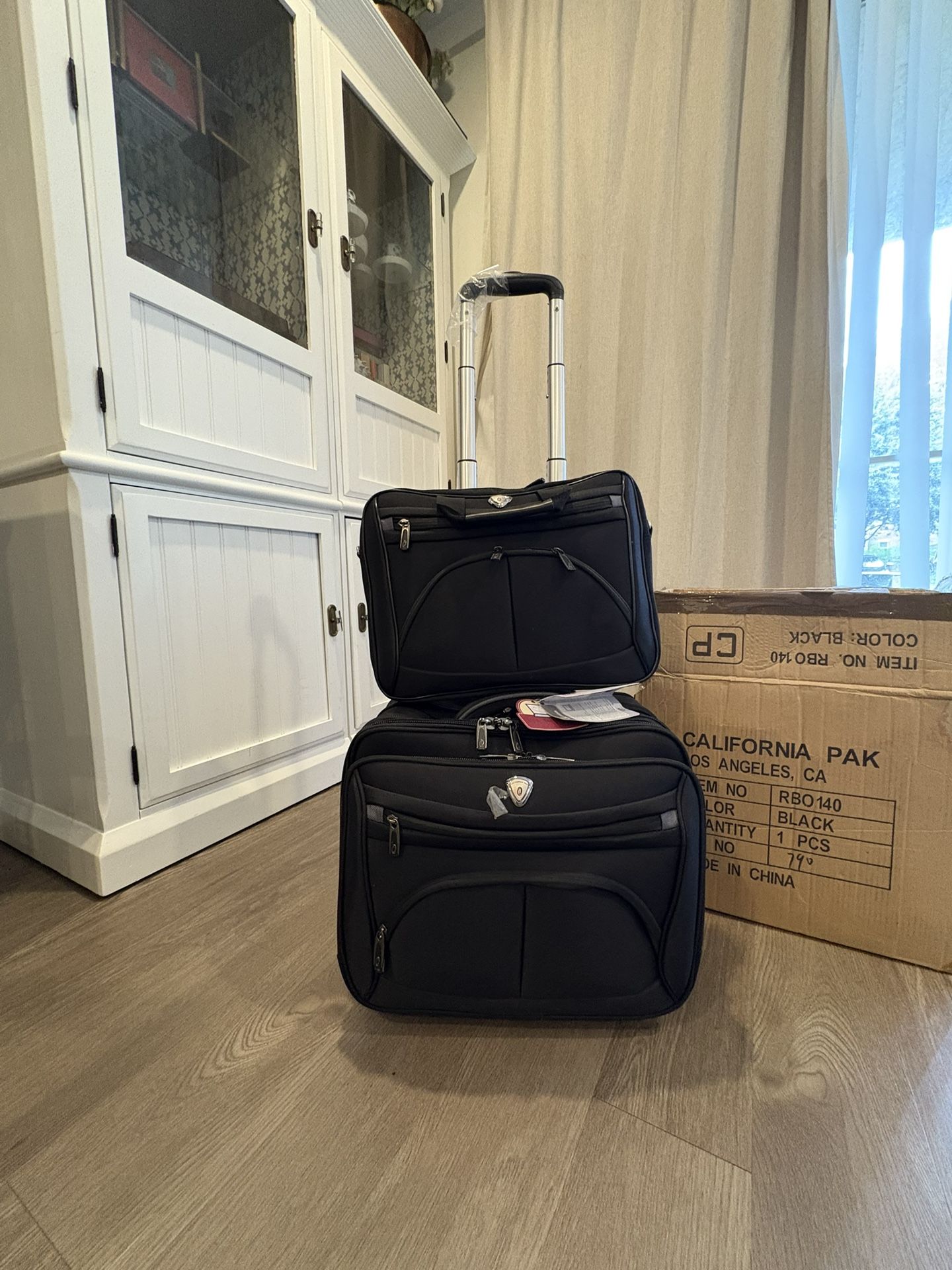 California Pak CEO rolling briefcase