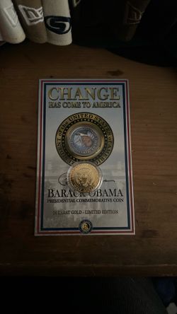 Barack Obama Presidential Commemorative Coin Franklin Mint