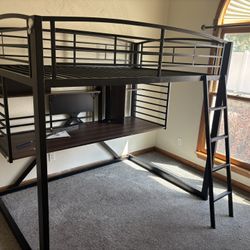 Bunk Bed With Computer Desk