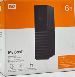 WD 6TB My Book External Hard Drive - Brand New Never Used