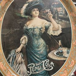 Vintage Pepsi Cola Metal Tray