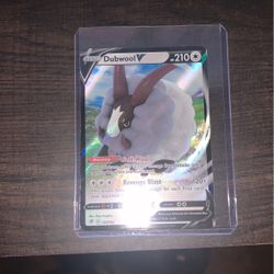 Dubwool Holo Pokémon Card