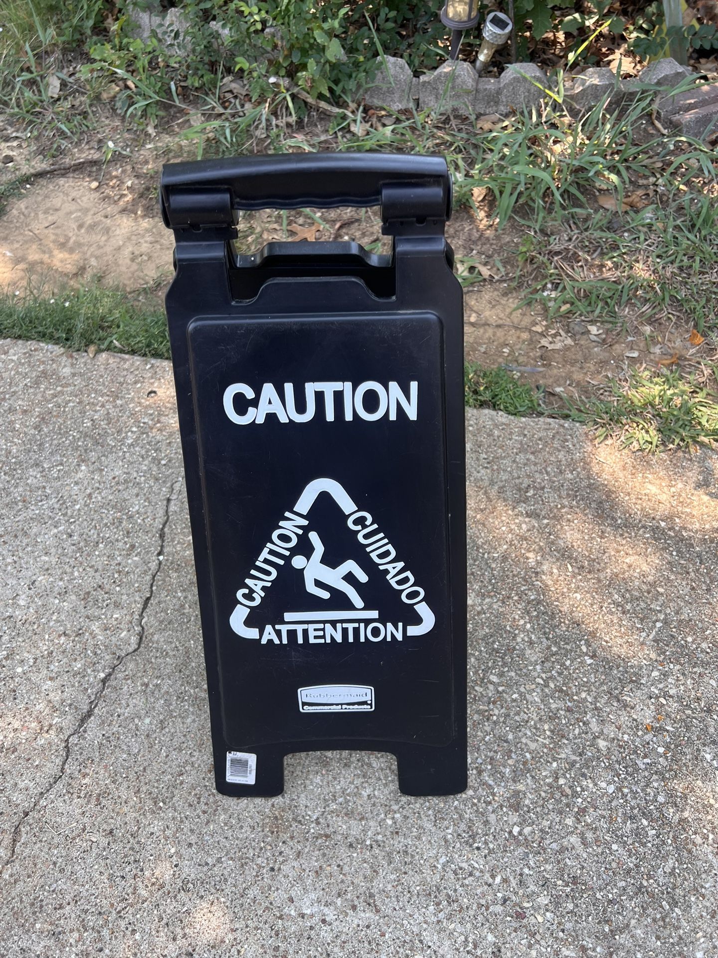 Rubbermaid Commercial Caution Wet Floor Safety Sign