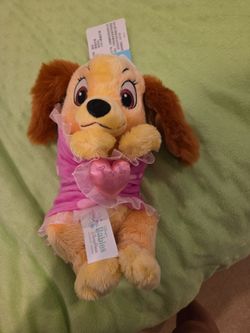 New Disney Babies Lady Plush Stuffed Animal