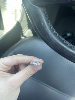 Dimond Ring, Real Silver 