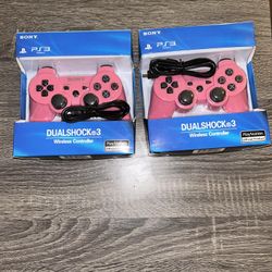 Sony Ps3 Controllers Pink 