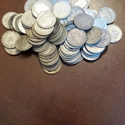 100 Silver Roosevelt Dimes $10 Face