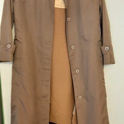 Vintage Misty Harbor Taupe Raincoat 6 P.