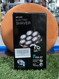 Electric Shaver 7D 5 in 1 Hair Remover Bald Head Razor for Men Cordless Wet Dry