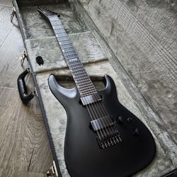 ESP E-II Horizon NT-7B Hipshot 2025 - Black Satin