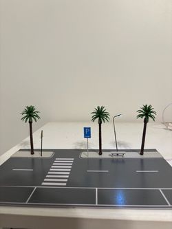 Hot wheels street diorama