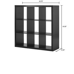 9-Cube Storage Organizer,black 