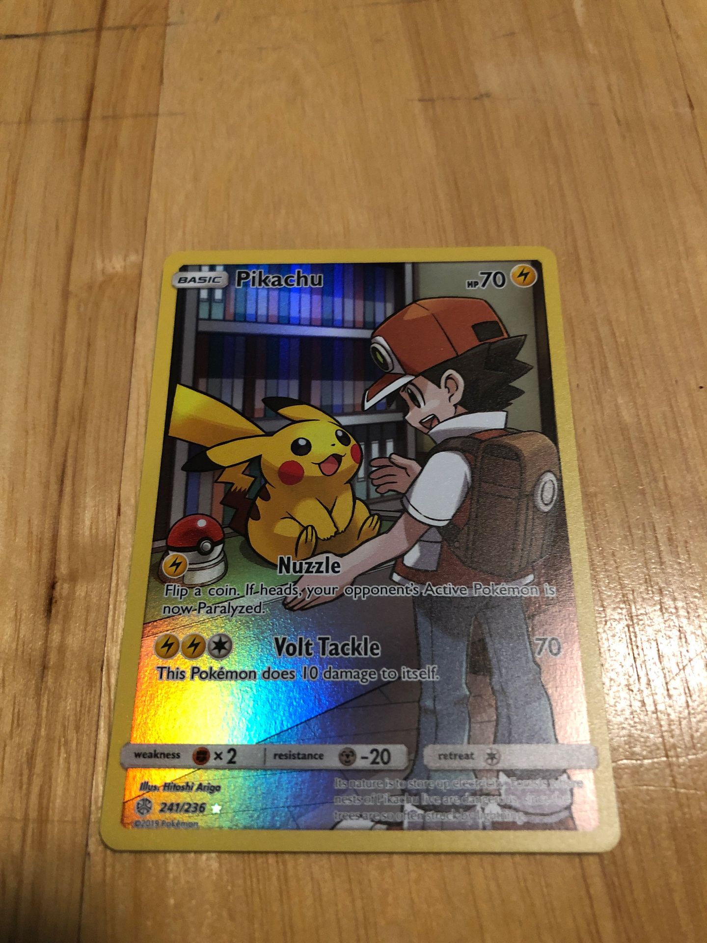 Pikachu Ultra Secret Rare Pokèmon Card 241/236