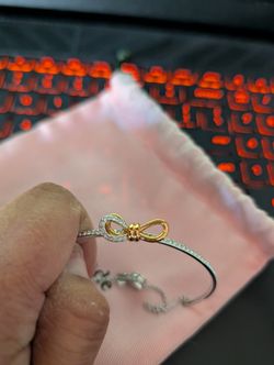 Swarovski Mixed Metal Bow Bracelet 