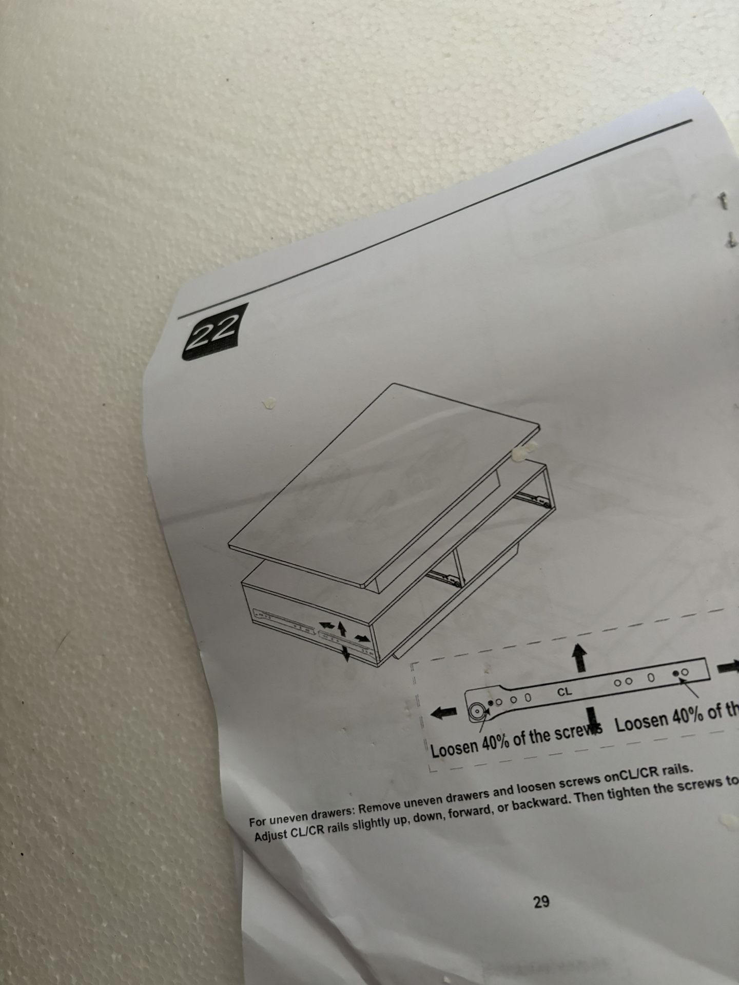 Free coffee table with bedside tables