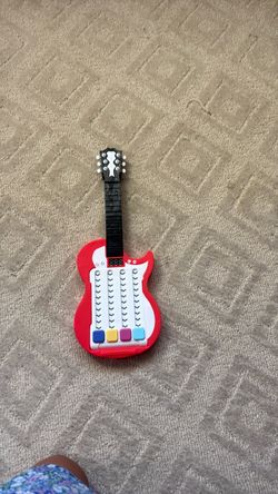Electric music guitar game