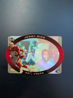 Jerry Rice Upper Deck SPx Holographic Football Card
