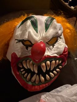 Scary Clown and zombie Halloween Costume Mask