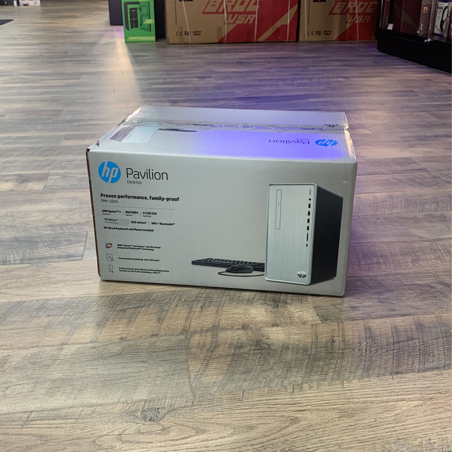 HP Pavilion AMD Ryzen 3 8GB RAM/512GB SSD New