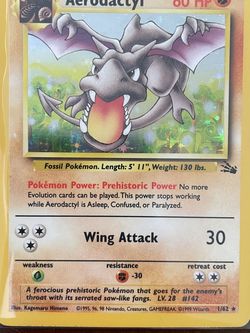 Aerodactyl 1st Edition 1/62 Holo