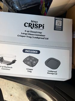 Ninja CRISPi 4-qt CleanCrisp Glass Container Set