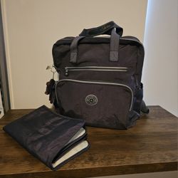 Kipling Bag / Backpack with diaper changing pad