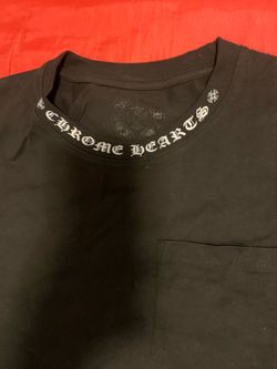 Black chrome heart tee